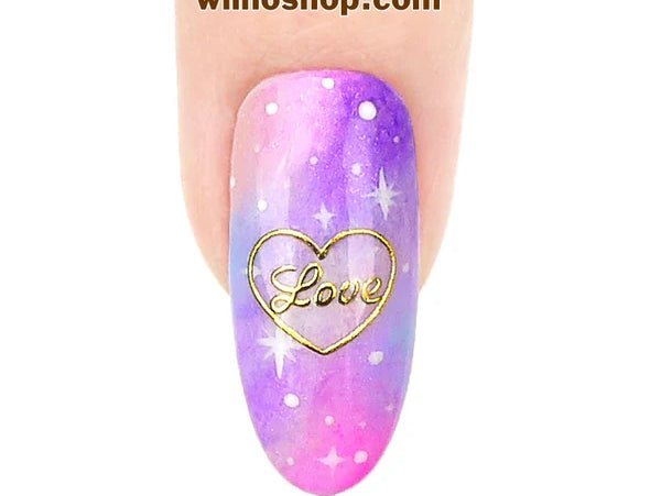 Pastel Galaxy Nail