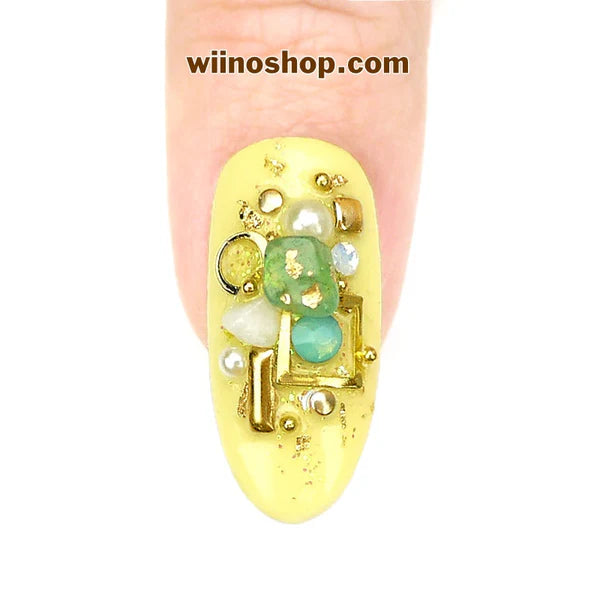 Natural Gemstone Nail