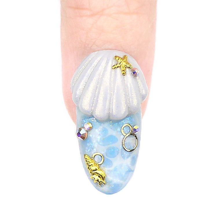 Opaline Seashell Nail