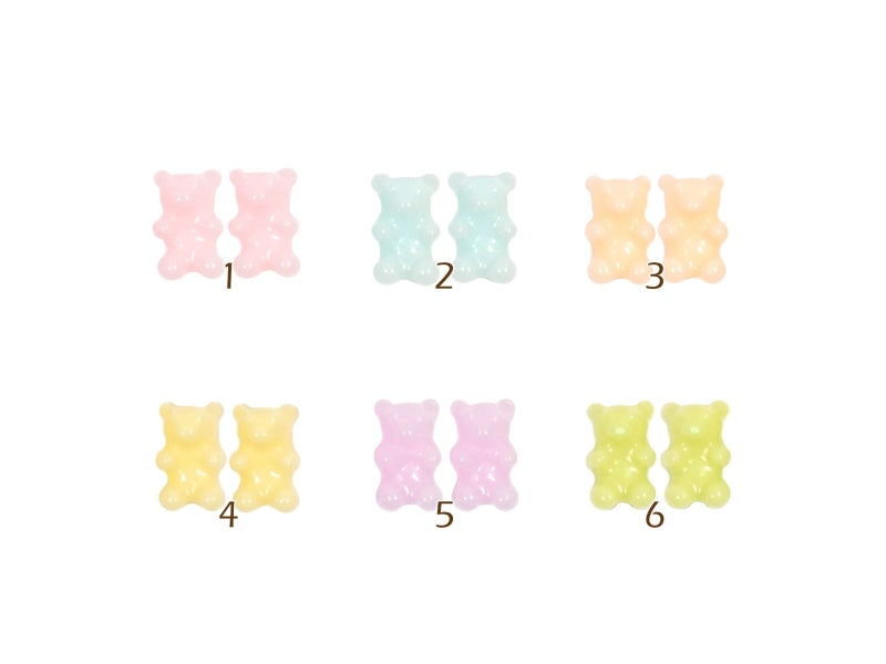 Tiny Resin Gummy Bear Nail Art Charms, Decoden, Mini Cabochon –  TinySupplyShop
