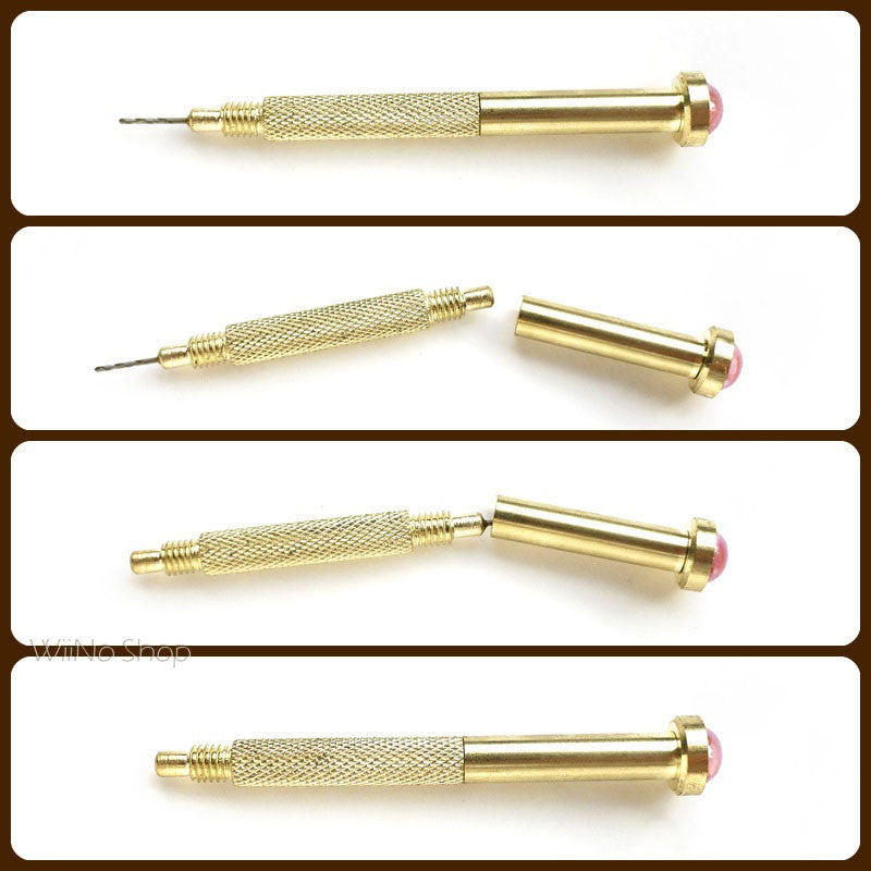 2pcs Nail Hand Drills Nail Art Piercing Tool for Dangle Charm (Golden) -  Walmart.com