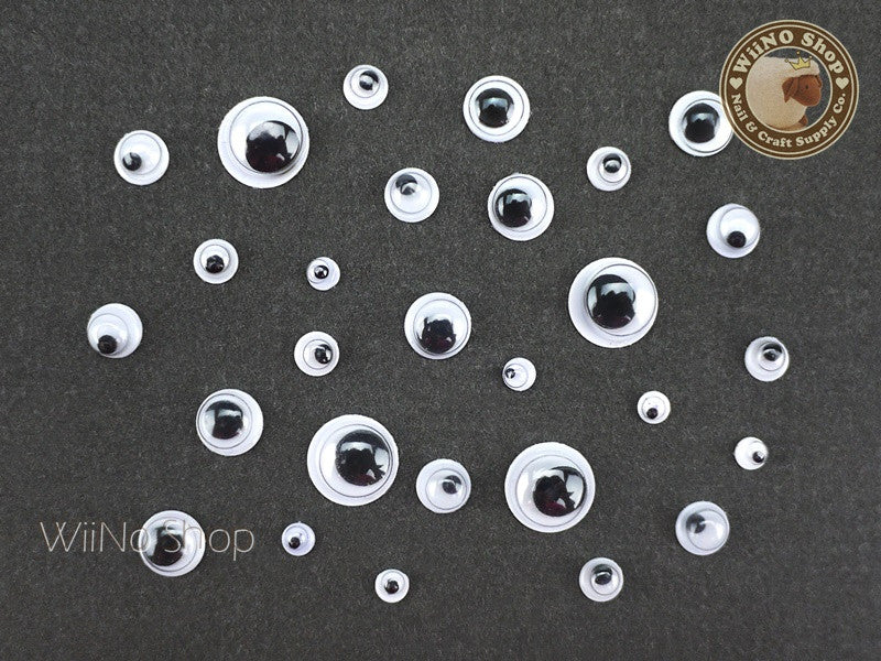 Googly Rolling Eye Nail Art Decoration 3/4/5/6/8mm